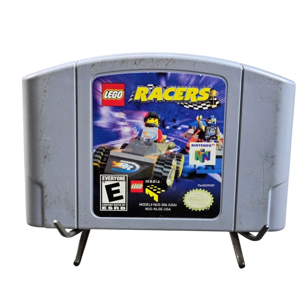 LEGO Racers Nintendo N64 Authentic Racing Video Game Cartridge Tested